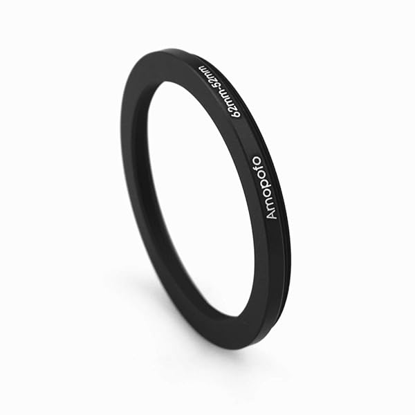 Amopofo 62mm to 52mm Step-Down Filter Ring Adapter for UV, ND, CPL - Metal Camera Accessory - View 4 of 7