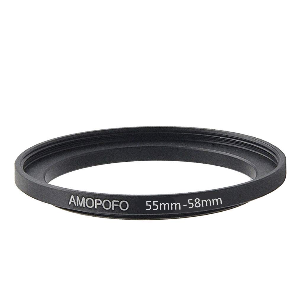 55mm to 58mm Camera Filter Ring Step Up Adapter for UV ND CPL Metal Filter - View 2 of 4