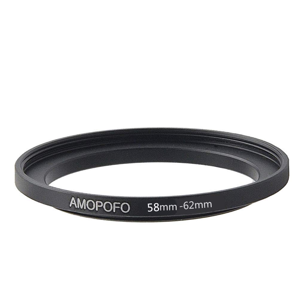 58mm to 62mm Camera Filter Ring Step Up Adapter for UV ND CPL Metal Filter Compatibility - View 3 of 4