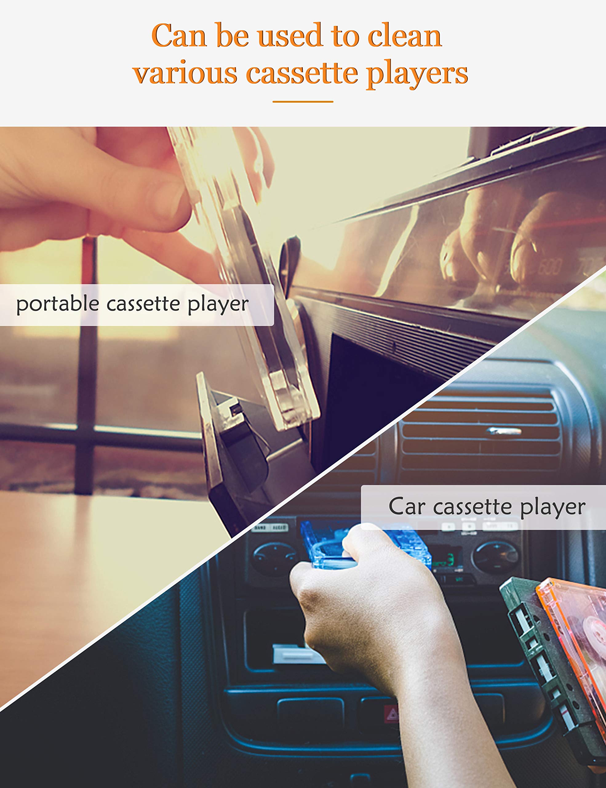 Arsvita Audio Tape Cassette Head Cleaner with Three Cleaning Solutions for Optimal Sound Quality - View 3 of 5