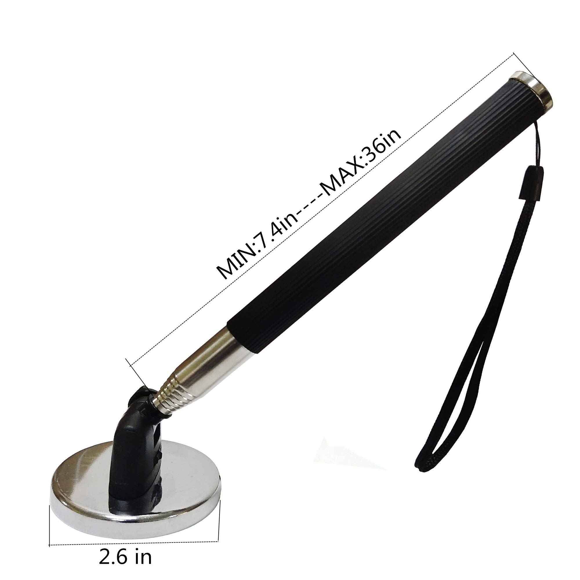 Telescoping Inspection Mirror with Extendable Observation and Magnetic Tool Set for Mechanics Automotive Use - View 6 of 8