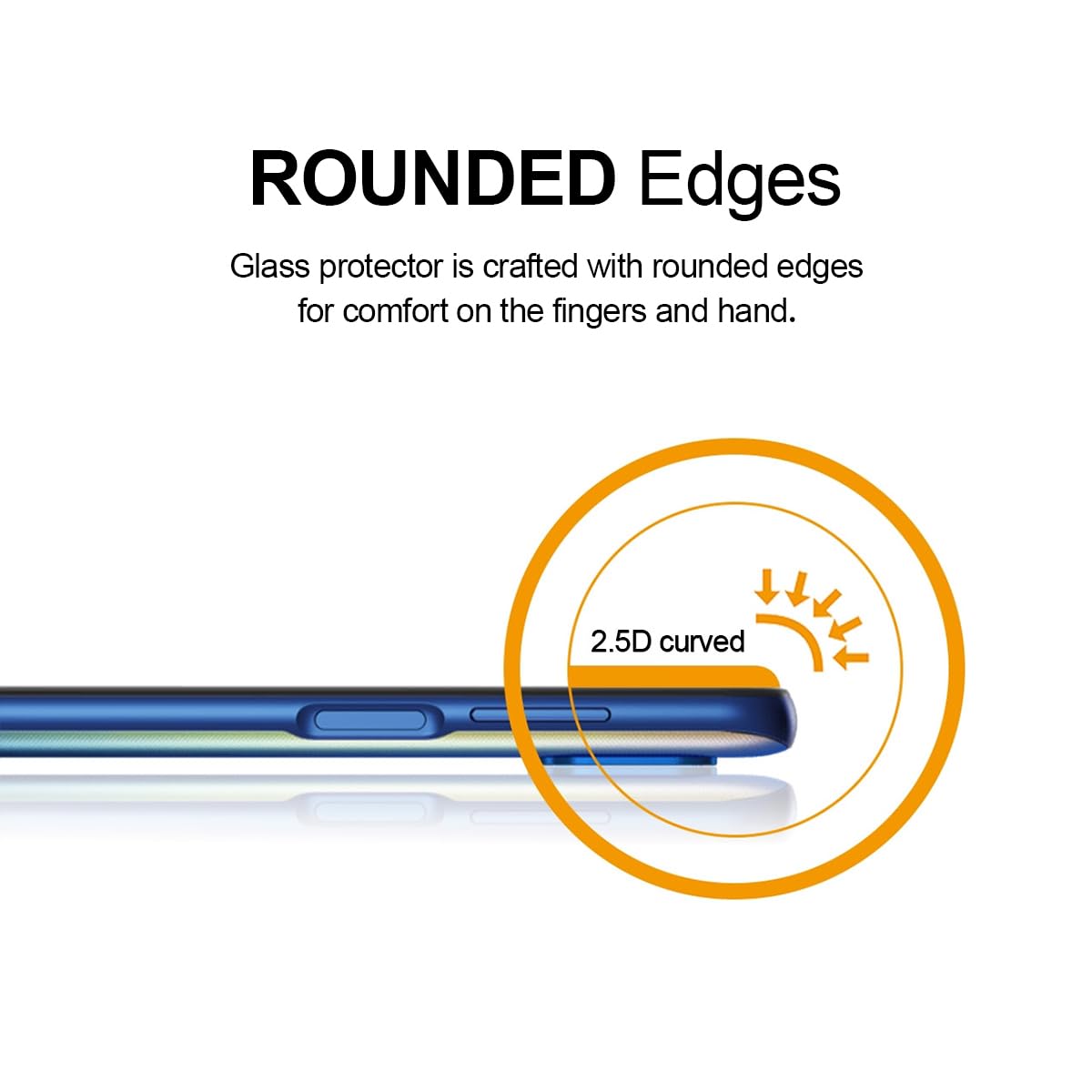 Supershieldz 2 Pack Tempered Glass Screen Protector for Motorola One 5G and One 5G UW Anti Scratch Bubble Free - View 3 of 5