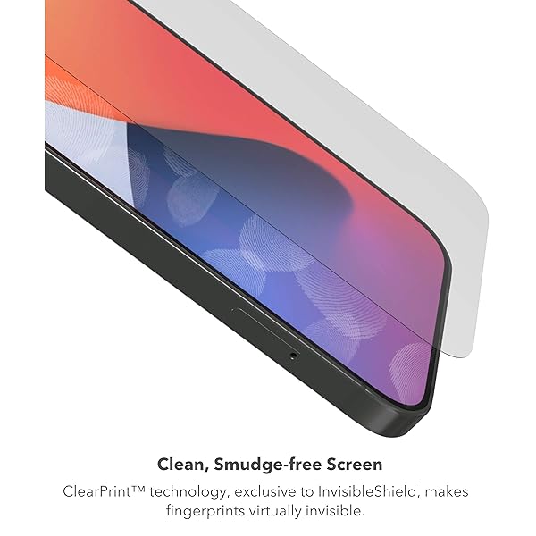 ZAGG ZAGG InvisibleShield Glass Elite Anti-Glare Plus for iPhone 12 Mini - Clear Screen Protection & Glare Blocking - View 6 of 8