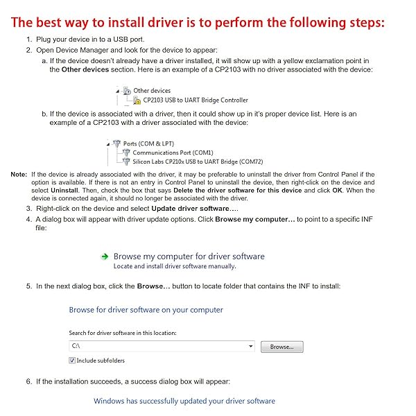 Green-utech 5FT USB to RS232 DB25 Serial Adapter Cable for Barcode Printer Scanner with CP2102 Chip - View 6 of 6