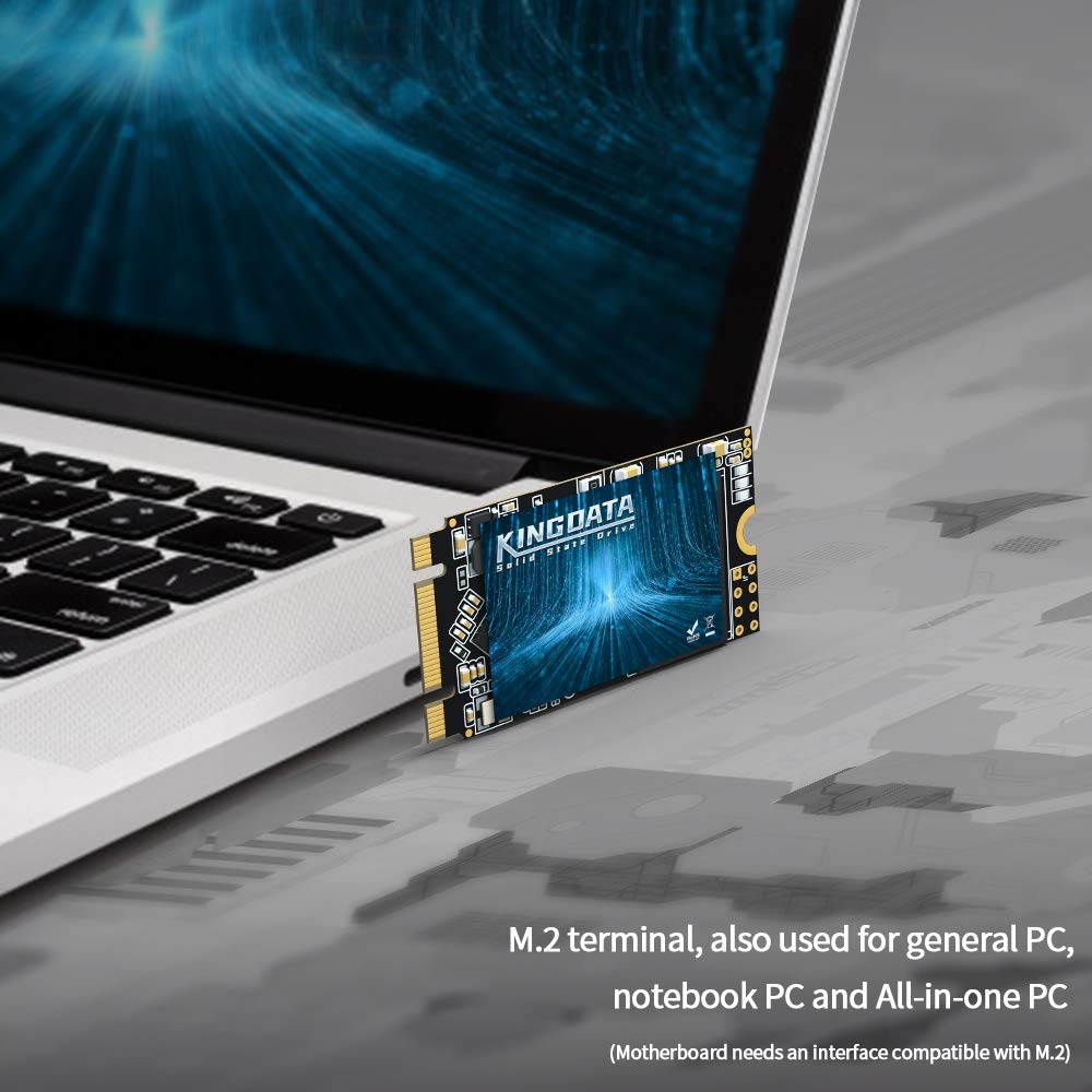KINGDATA 64GB M.2 2242 SSD High-Performance Internal Solid State Drive for Desktop and Laptop SATA III 6Gb/s - View 4 of 6