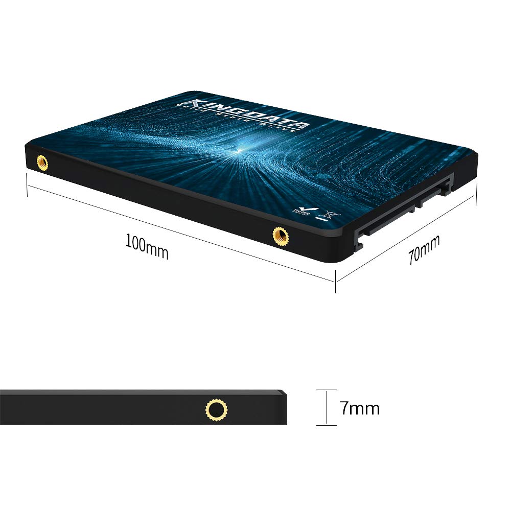 Kingdata 64GB SATA 2.5 Inch Internal Solid State Drive High Performance SATAIII 6 Gb/s 7MM Height SSD - View 5 of 6