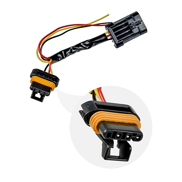 SAUTVS SAUTVS 3-Wire Power Harness for Polaris RZR XP 1000/900 Turbo - Tail, Whip, Brake & License Plate Light Accessories (2PCS) - View 4 of 7