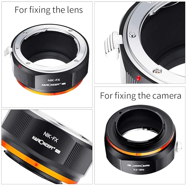 K&F CONCEPT KF Concept Lens Mount Adapter for Nikon AI F Mount Lens to Fujifilm X Series Mirrorless Camera Compatible with Fuji XT2 XT20 XE3 XT1 X-T2 - View 8 of 9