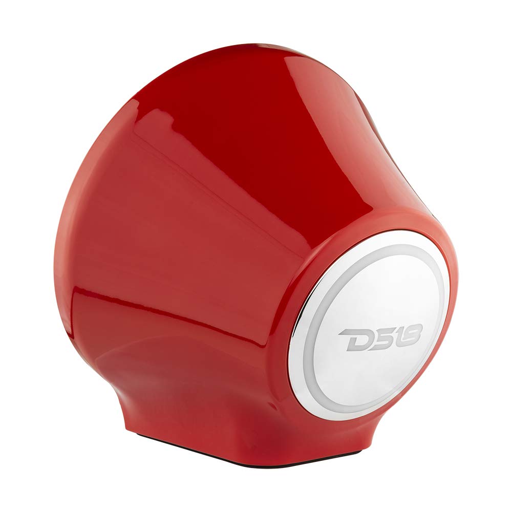 DS18 NXL-JS8 Red Flat Mount POD Universal Enclosure 8 Inch for Jet Ski Marine Jeep UTV ATV Pair No Speaker - View 4 of 9