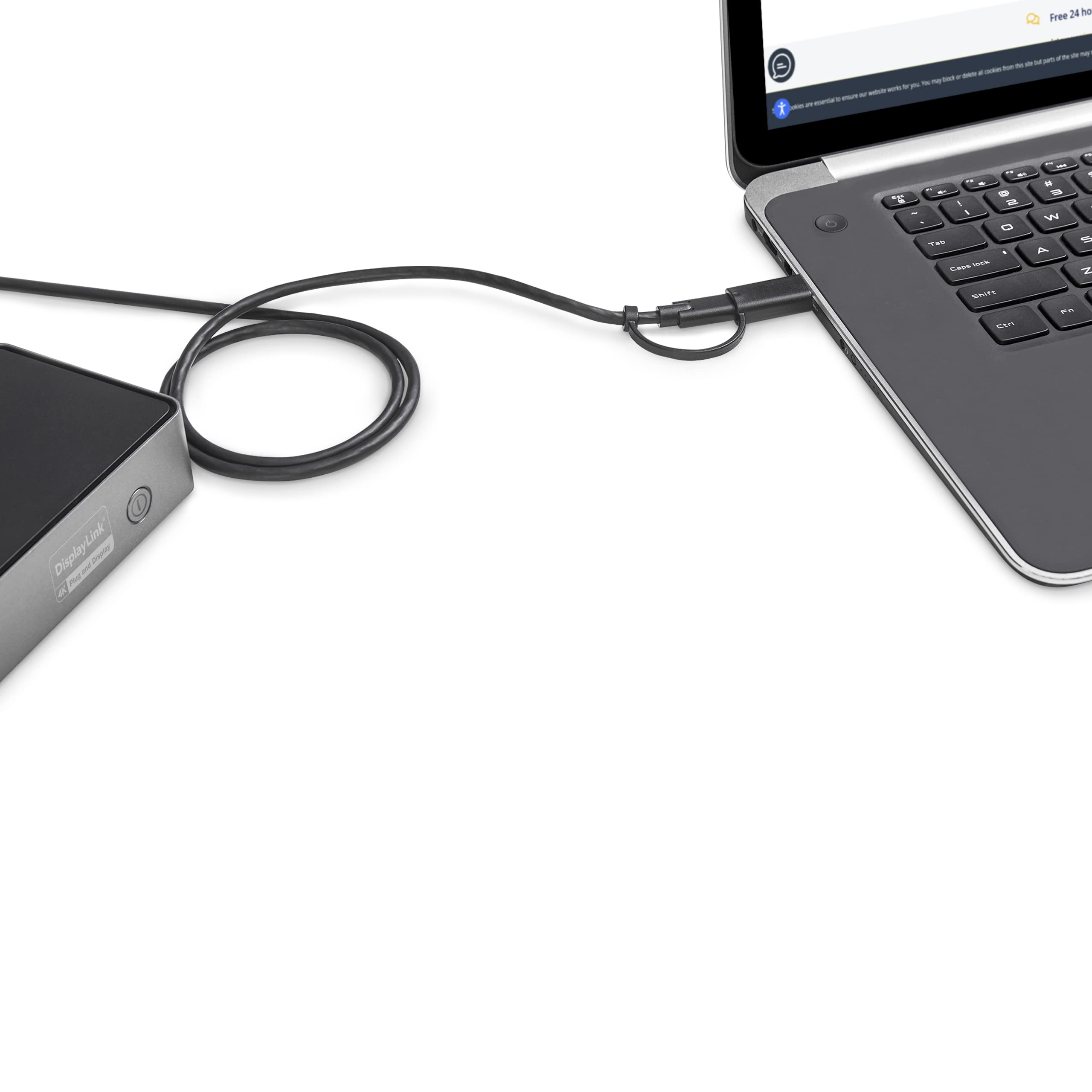 StarTech.com StarTech USB-C USB-A Dock Triple Monitor Laptop Docking Station 4K 60Hz 85W PD 6x USB Hub 10Gbps GbE Audio TAA - View 5 of 9