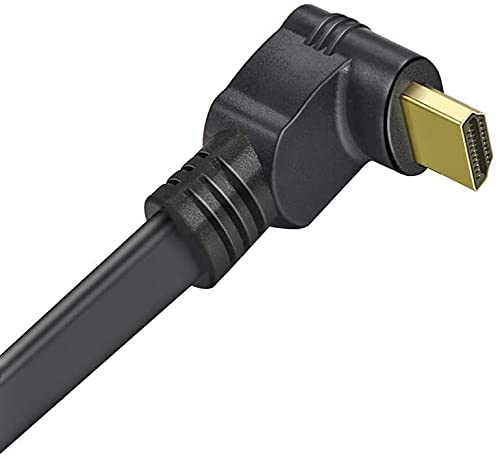 URWOOW HDMI Extension Cable High Speed 90 Degree Male to Female 1FT Gold Plated HDMI Extender Wire Cord - View 7 of 7