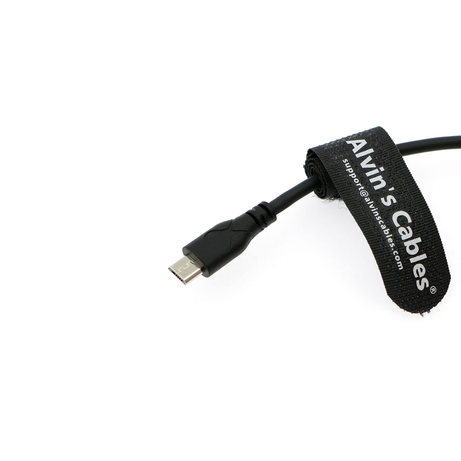 Alvins Cables Portkeys Keygrip Handle Control Cable for Tilta Nucleus Nano 5 Pin Female to Micro USB Braided Wire - View 2 of 4