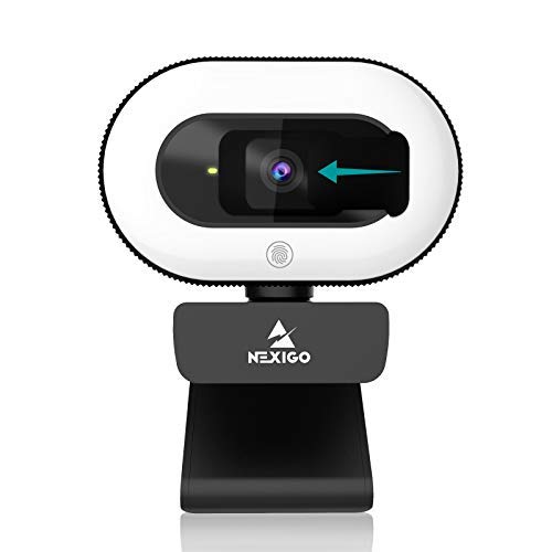 NexiGo Buy NexiGo StreamCam N930E: 1080P Webcam with Ring Light & Privacy Cover for Zoom, Skype, Teams - Perfect for Online Learning! - View 2 of 6