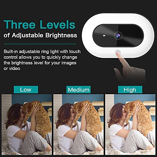 NexiGo Buy NexiGo StreamCam N930E: 1080P Webcam with Ring Light & Privacy Cover for Zoom, Skype, Teams - Perfect for Online Learning! - View 4 of 6