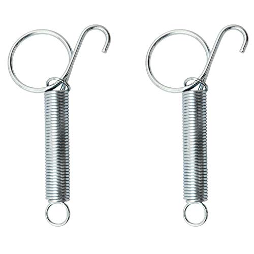 ZRM&E ZRM&E 2pcs 85mm Metal Spring Hook Latch for Pet Cage Doors - Durable & Multifunctional