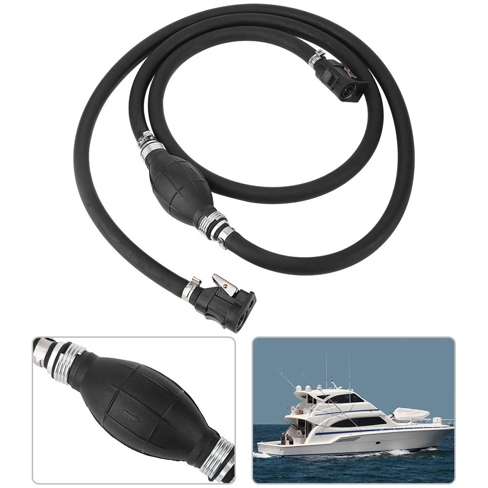 Maxmartt 3/8in 7ft Boat Fuel Line with Ball Pump and Connector for Johnson Marine Gas Tank Assembly - View 8 of 9