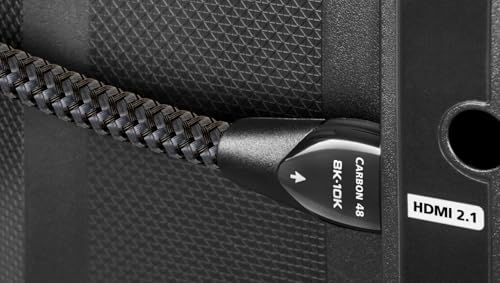 AudioQuest AudioQuest 3m Carbon 48 2.1 HDMI Cable - 8K Ultra HD, 48Gbps, HDR, eARC for Gaming & High-Speed Performance - View 8 of 11