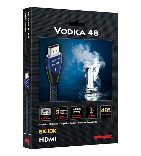 AudioQuest AudioQuest Vodka 48 HDMI 2.1 Cable: Ultra High Speed 48Gbps for Ultimate 4K/8K Experience - View 4 of 11