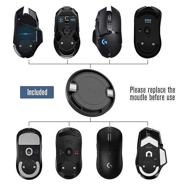 Soarking Soarking Charging Dock for Logitech G Pro X Superlight, G502, G703, G903 - Powerplay System for Ultimate Mouse Performance - View 5 of 10