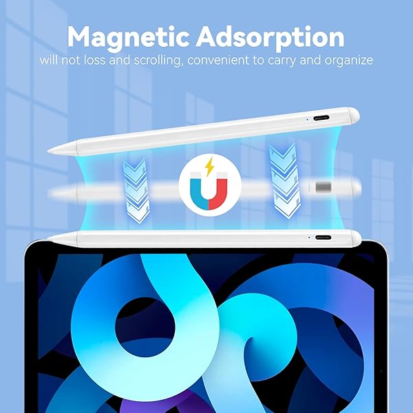 Bbata iPad Pro 11 Inch Stylus Pencil with Replaceable Tip for Drawing Writing and Sketching Compatible with Apple Magnetic Pencil - View 5 of 8