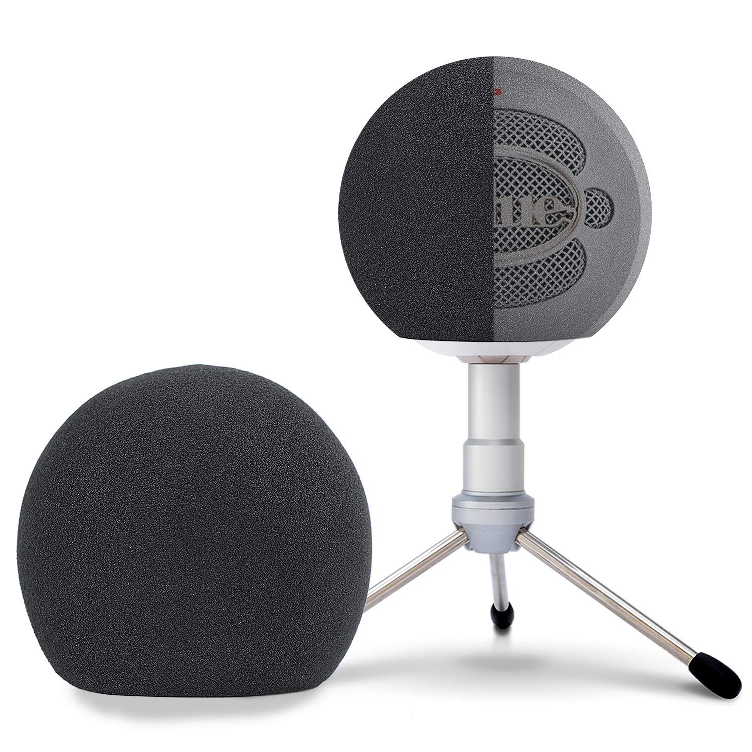 Pop Filter for Blue Snowball Professional Foam Windshield for Recordings Broadcasting Singing by SUNMON