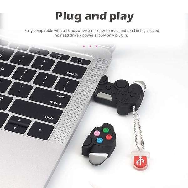 leizhan LEIZHAN 32GB Cute Gamepad USB Flash Drive - Fun Memory Stick for Kids & Students | Perfect Gift! - View 5 of 8