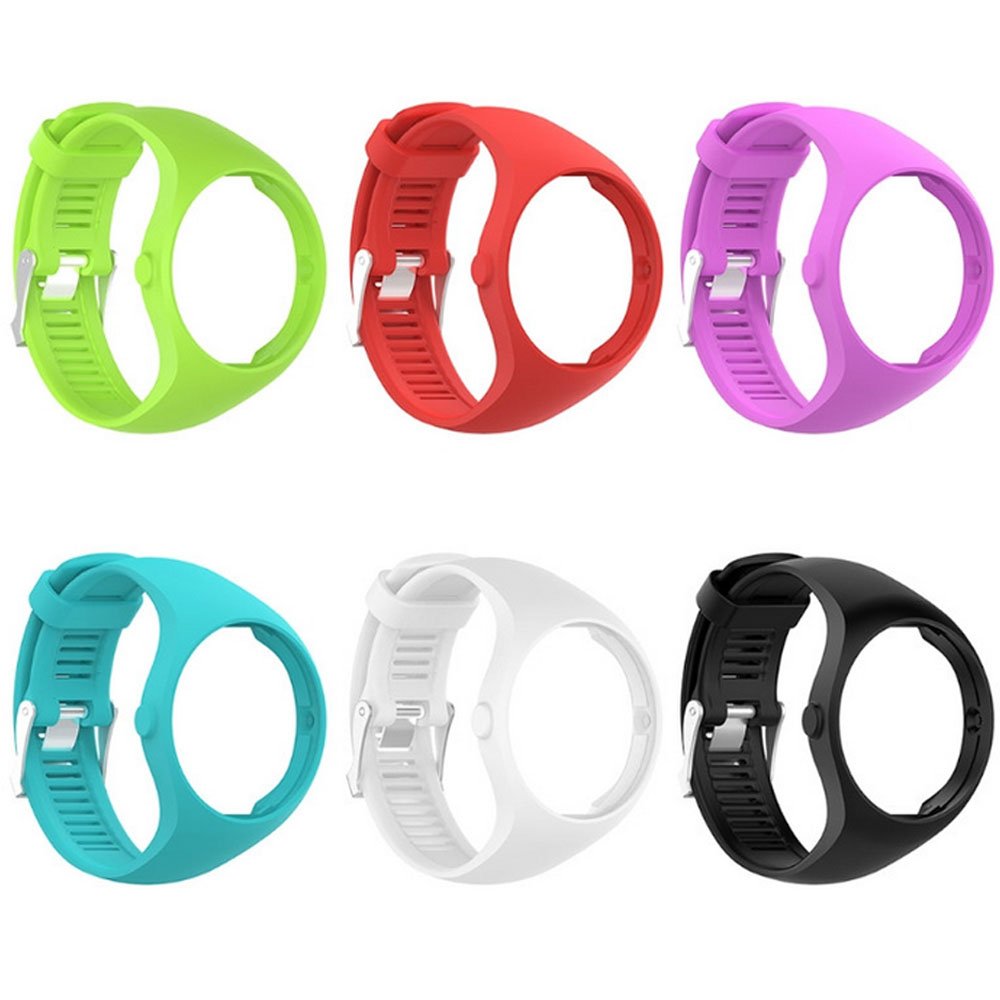 QGHXO Soft Adjustable Silicone Replacement Wrist Band for Polar M200 Comfortable and Durable Fitness Accessory - View 6 of 7