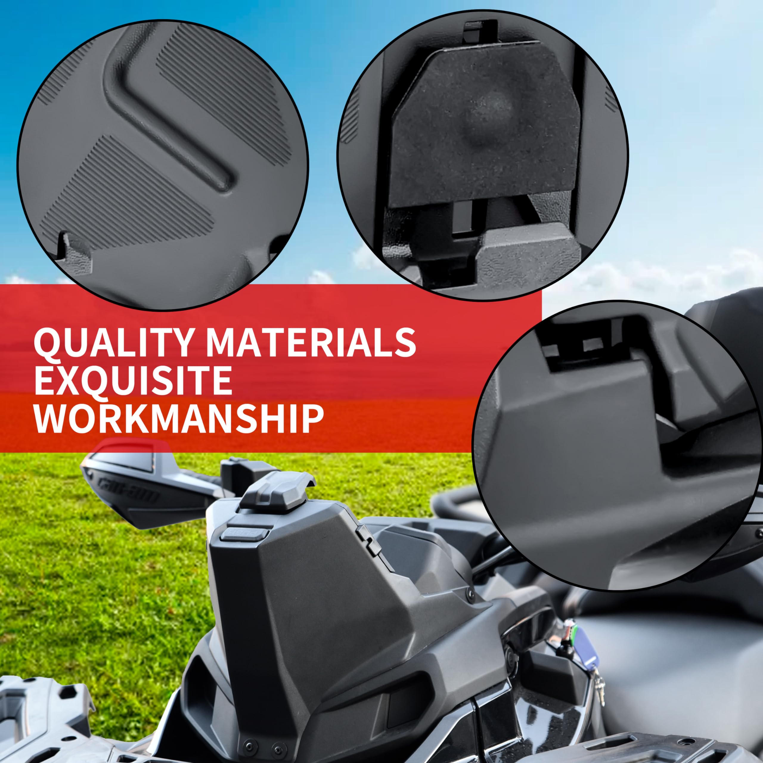 SAUTVS SAUTVS Electronic Device Holder for Can-Am Outlander 500 650 800 1000 L MAX Smart Phone Tablet GPS Mount with Storage Box Accessories - View 3 of 6