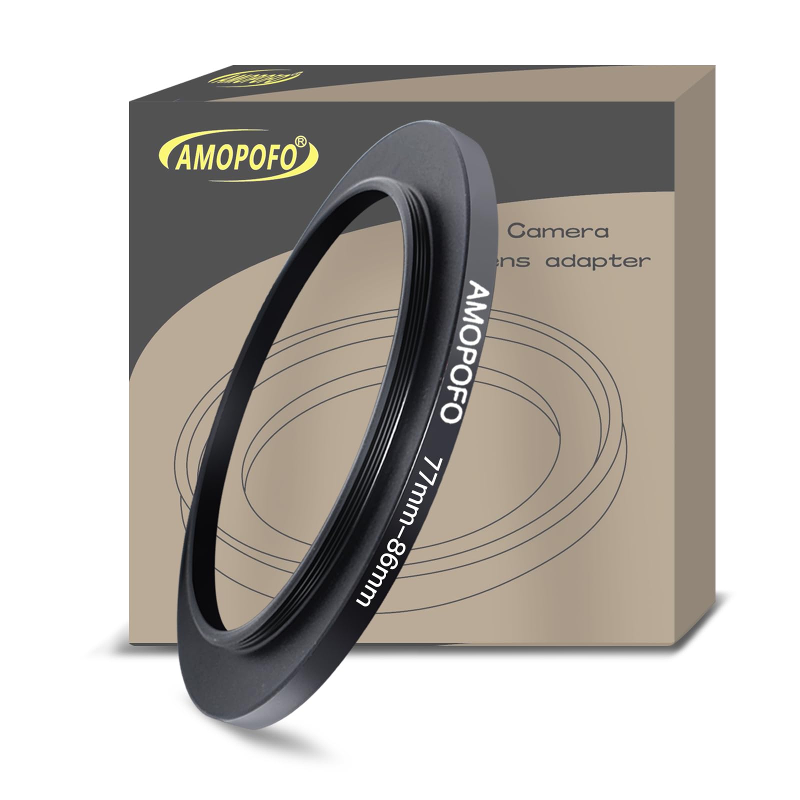 77mm to 86mm Step Up Ring Filter Adapter for Camera UV ND CPL Metal Filter Compatibility