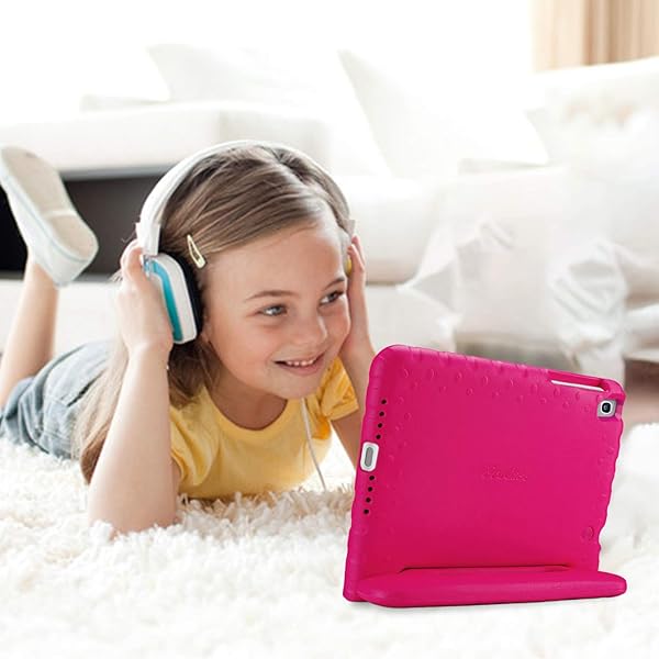 ProCase ProCase Kids Case for Galaxy Tab A7 10.4 (2020) - Shockproof, Lightweight, Convertible Handle Cover in Magenta - View 10 of 10