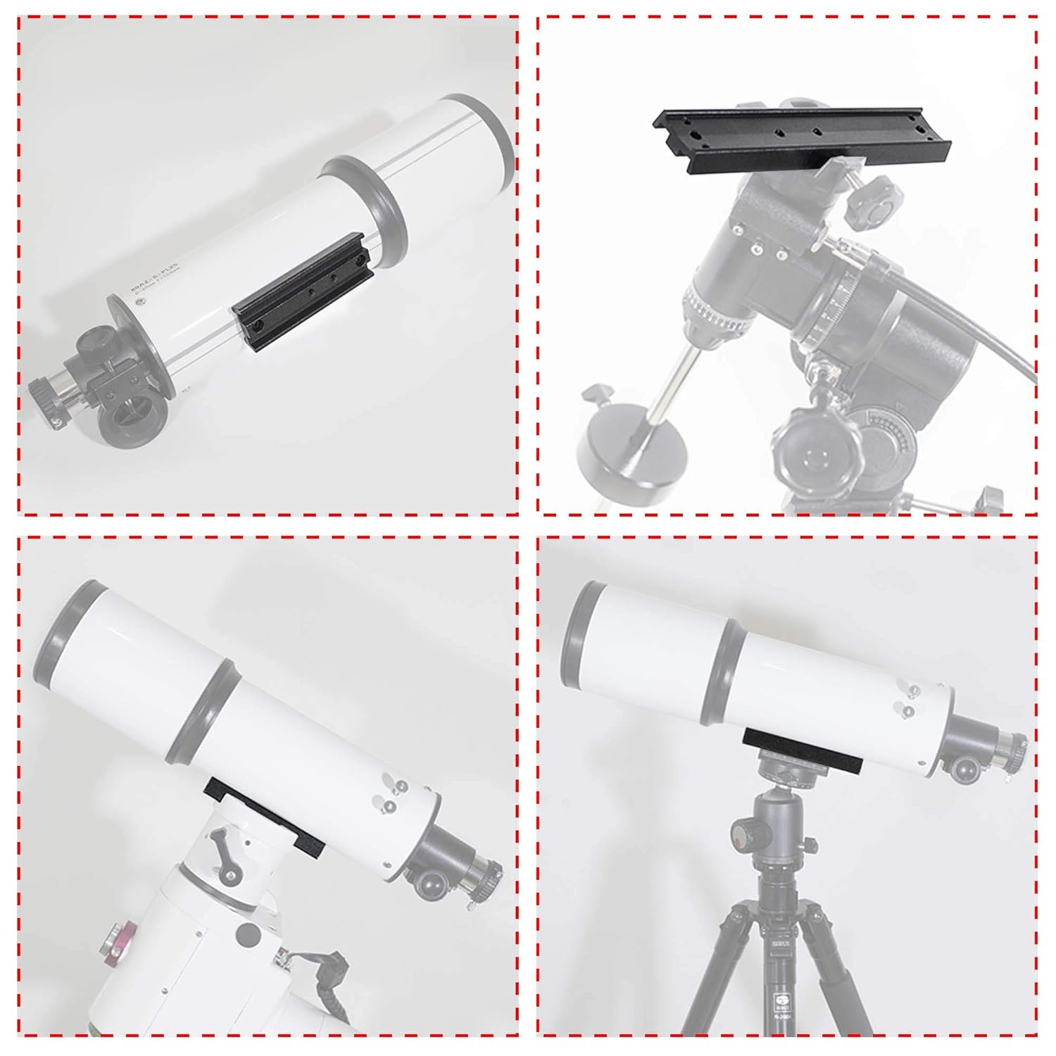 A ALSTAR Alstar 33cm Mounting Rail for EQ-4 5 6 Mounts Easy Installation for Telescopes GP Prism Rail - View 7 of 7