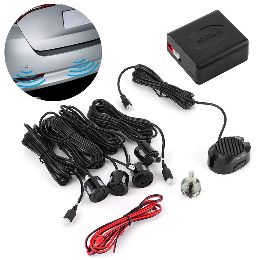 Akozon Akozon Car Reverse Backup Parking Sensor System with Audio Buzzer Alarm for Safe Reversing Assistance - View 3 of 7