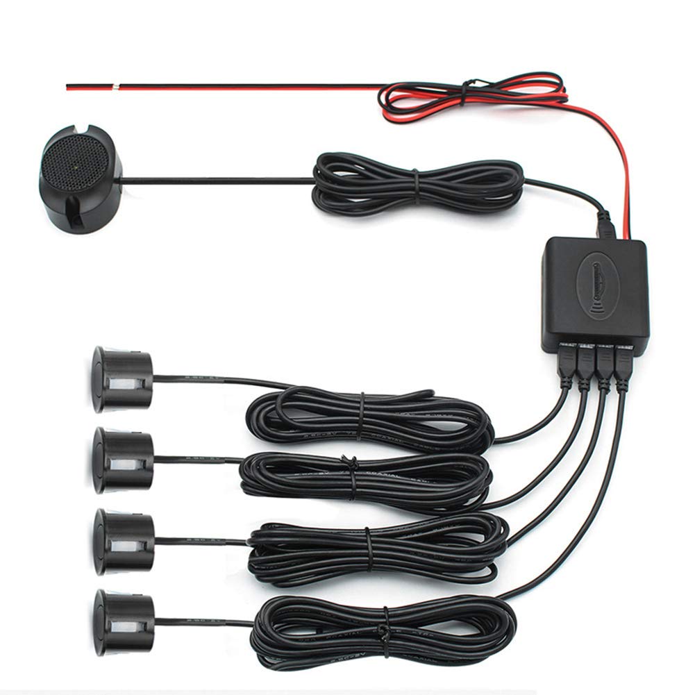 Akozon Akozon Car Reverse Backup Parking Sensor System with Audio Buzzer Alarm for Safe Reversing Assistance - View 4 of 7