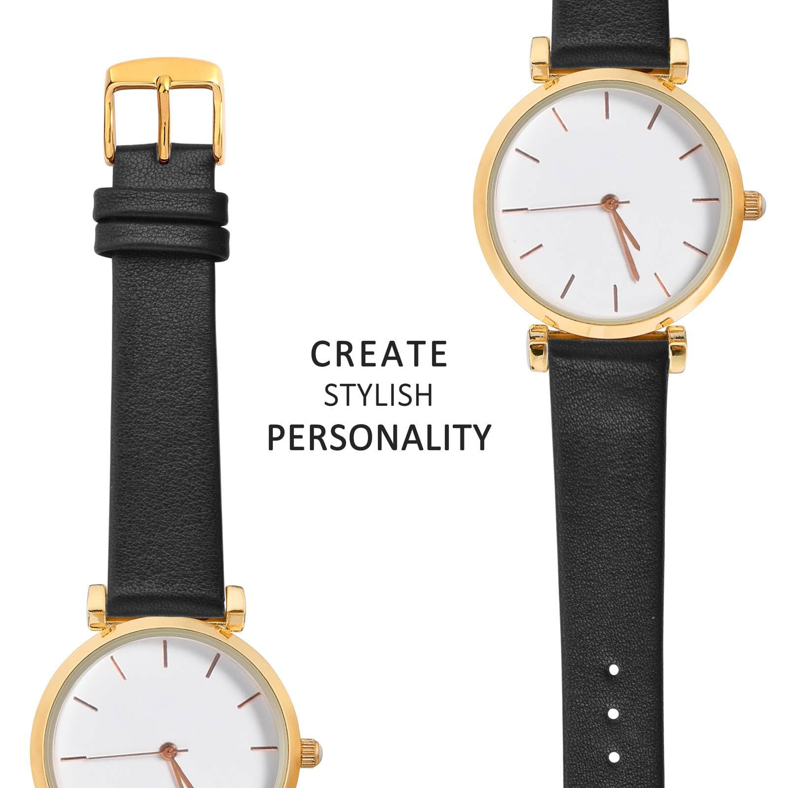 WOCCI 20mm Elegant Light Pink Genuine Leather Watch Band Replacement Strap with Silver Buckle - View 8 of 9