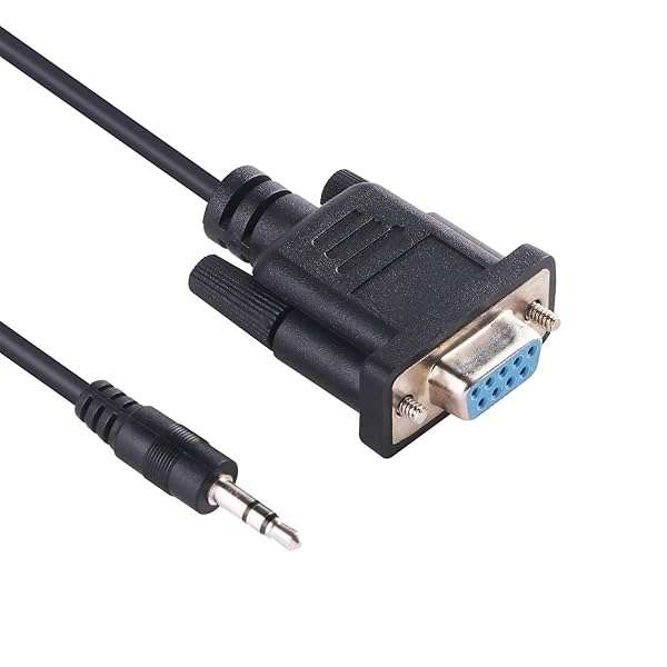 Green-Utech 6FT DB9 to RS232 3.5mm Audio Jack Adapter Cable - High-Quality Serial Connection