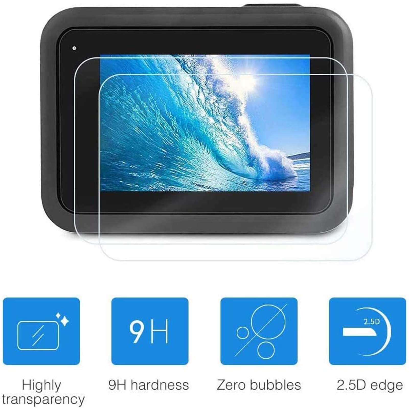 PCTC Ultrathin Clear Tempered Glass Screen Protector for GoPro Hero 9 10 11 12 Black 2 Pack - View 2 of 8
