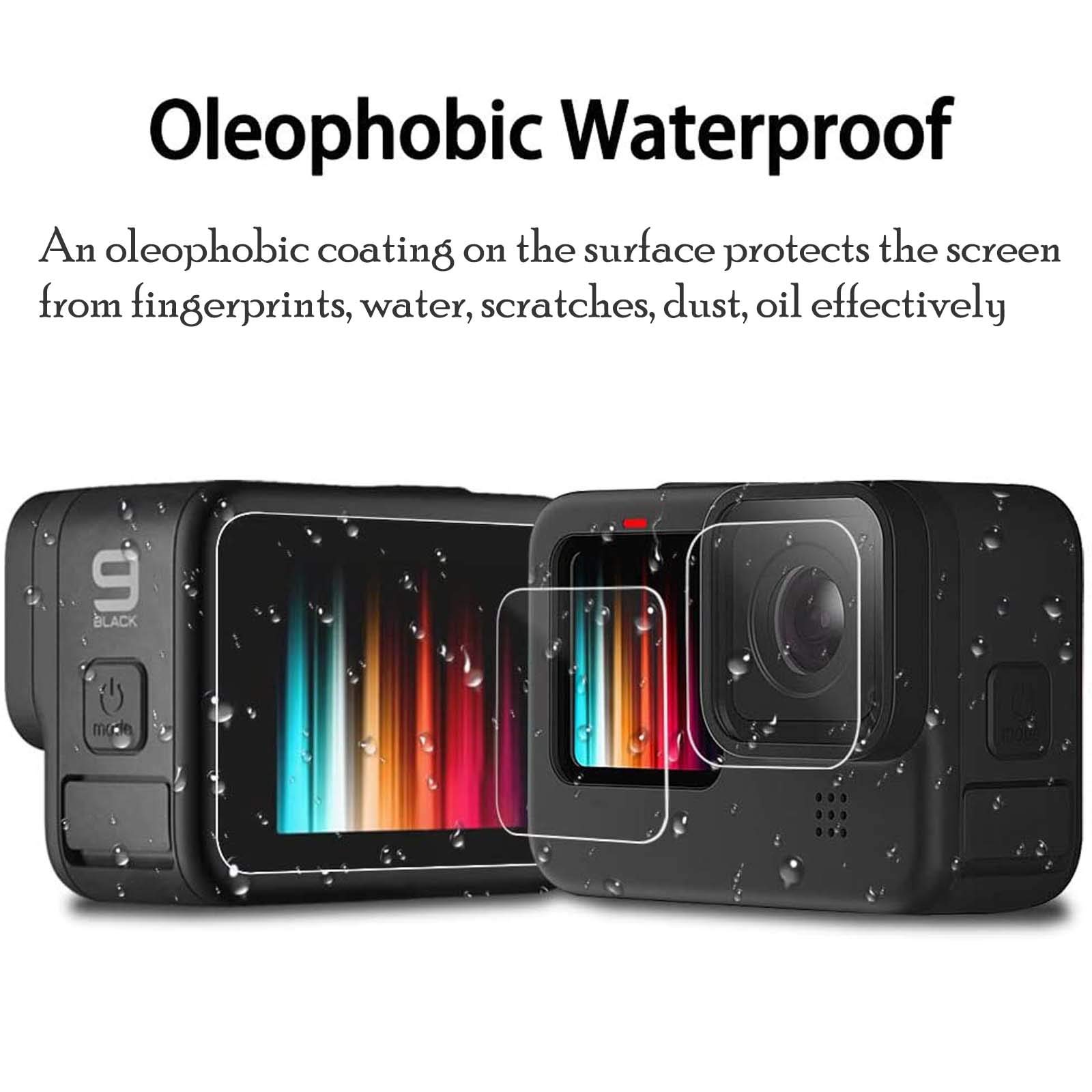 PCTC Ultrathin Clear Tempered Glass Screen Protector for GoPro Hero 9 10 11 12 Black 2 Pack - View 5 of 8