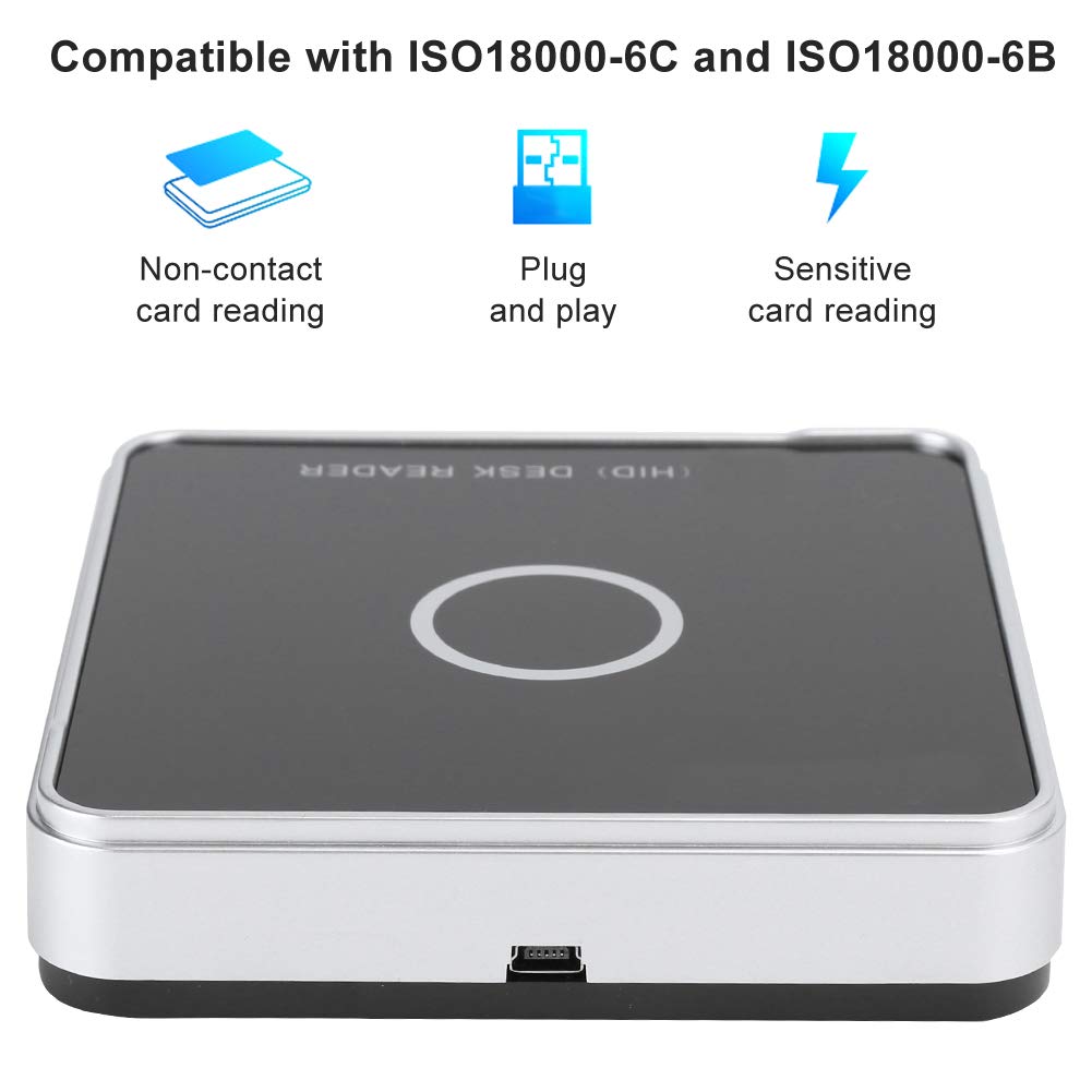915Mhz USB UHF RFID Reader Desktop Card Reader Writer NonContact Electronic Tag Access Control for Efficient Access Management - View 2 of 9