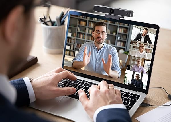 Aluratek Aluratek HD 1080P Webcam for PC & Mac - Perfect for Video Calls & Conferences - View 5 of 10