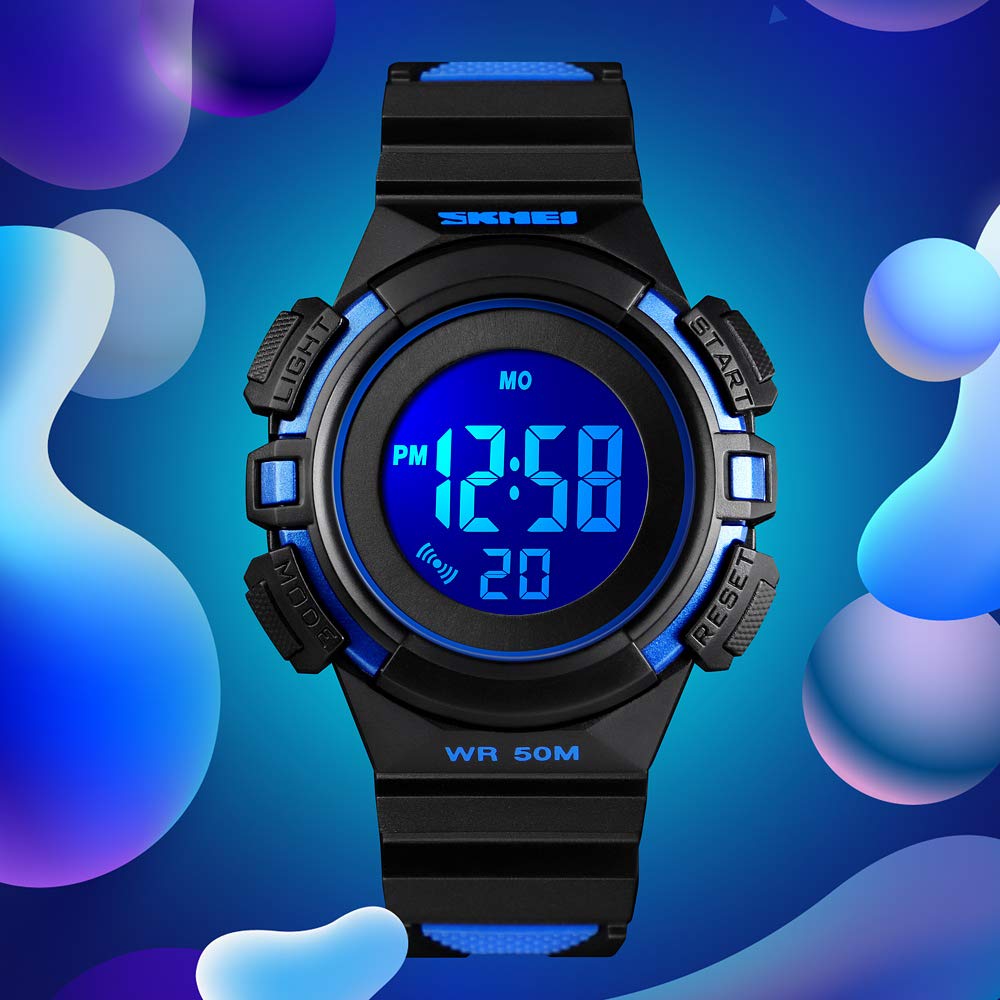 CakCity Kids Waterproof Digital Sport Watch with Alarm Luminous Stopwatch for Boys and Girls Ages 5-10 - View 5 of 7