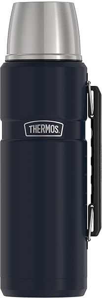 THERMOS Stainless King 68 oz Vacuum-Insulated Beverage Bottle - Midnight Blue | Durable & Stylish Hydration Solution