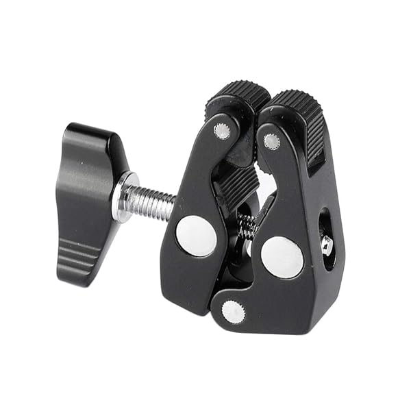 Kayulin Kayulin Super Crab Clamp 1/4"-20 Mounting Points for Photo Studio Kit 2 Piece Black - View 6 of 6