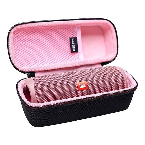 L LTGEM LTGEM EVA Travel Storage Hard Case for JBL FLIP 6 FLIP 5 Waterproof Portable Speaker Pink - View 3 of 10