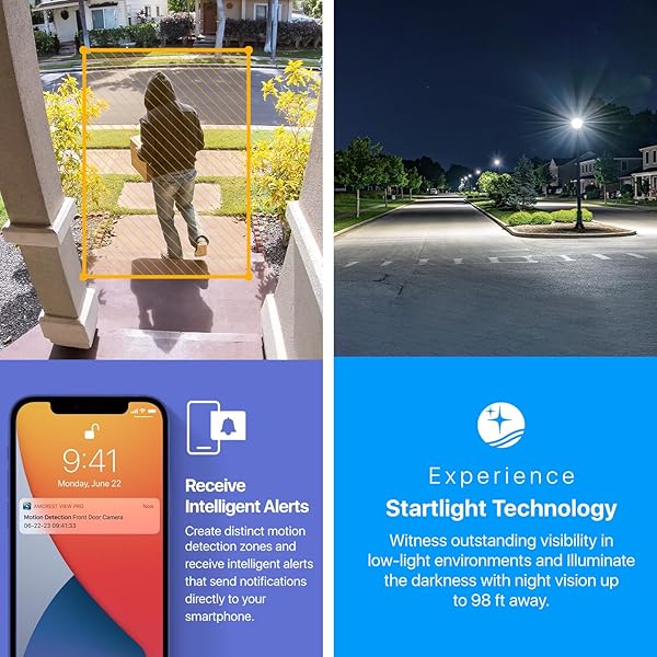 Amcrest Amcrest UltraHD 5MP Outdoor POE Camera 2592 x 1944p Bullet IP Security Camera, Outdoor IP67 Waterproof, 103° Viewing Angle, 2.8mm Lens, 98.4ft Night Vision, 5-Megapixel, IP5M-B1186EW-28MM (White) - View 6 of 11