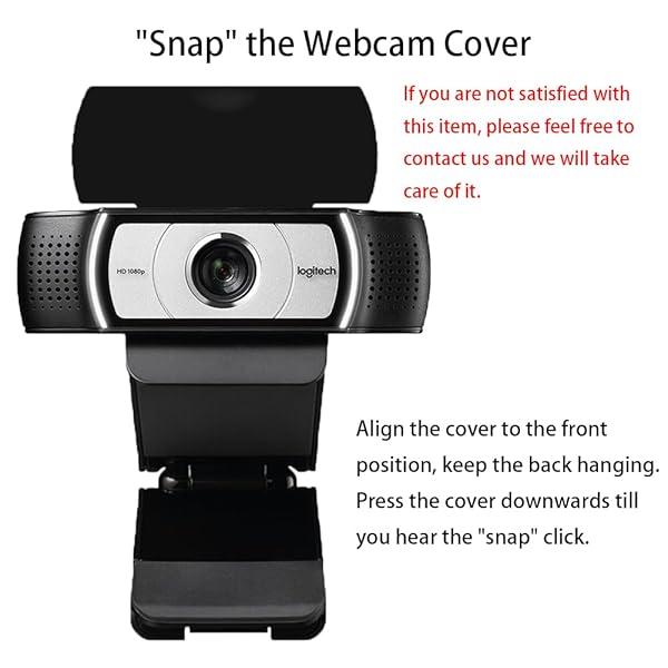 LoYinLo Privacy Cover for Logitech C930, C920, C922 Pro & More - Secure Your Webcam! - View 3 of 8