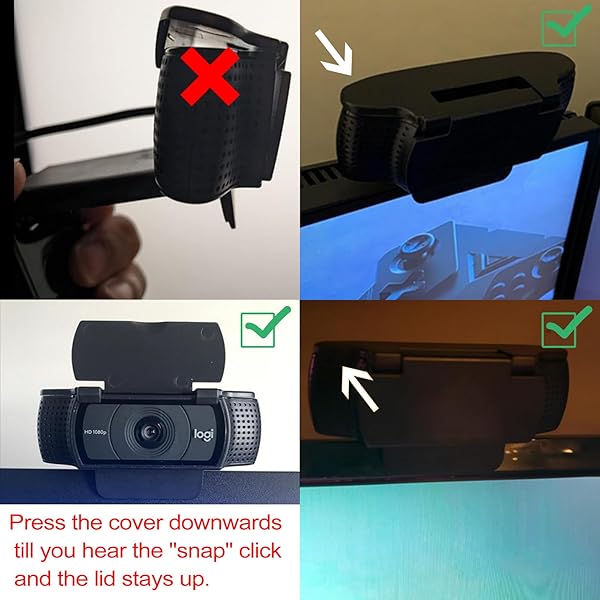 LoYinLo Privacy Cover for Logitech C930, C920, C922 Pro & More - Secure Your Webcam! - View 4 of 8