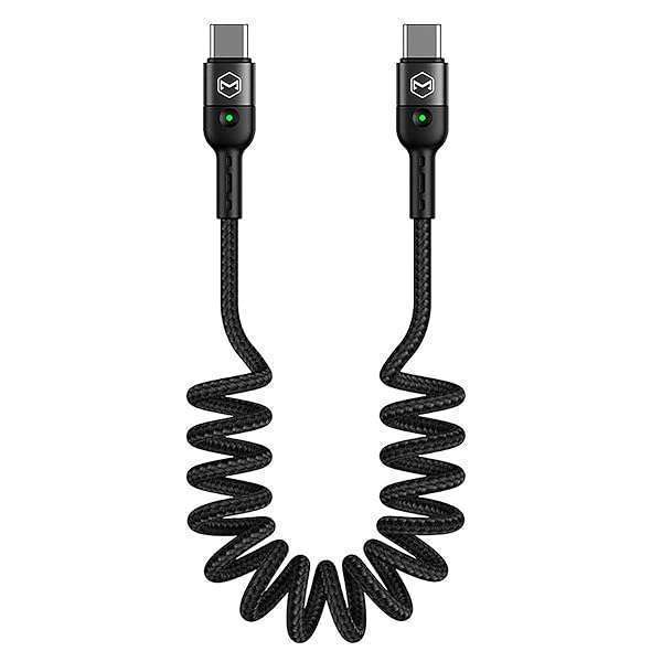 AICase 6ft AICase Coiled USB Type C Cable - 60W Fast Charging for MacBook Pro, iPad Pro, Galaxy S20 & More