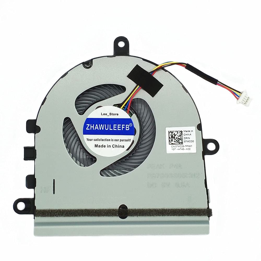 Lee_store Zhawuleefb Replacement CPU Cooling Fan for Dell Inspiron 15 Series (07MCD0)