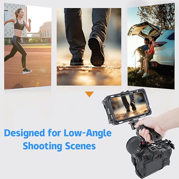 Nitze Buy Nitze NATO Handle: Mini Camera Top Handle with Quick Release Clamp & Cold Shoe Adapter for Rigs - PA28M-AK - View 9 of 9