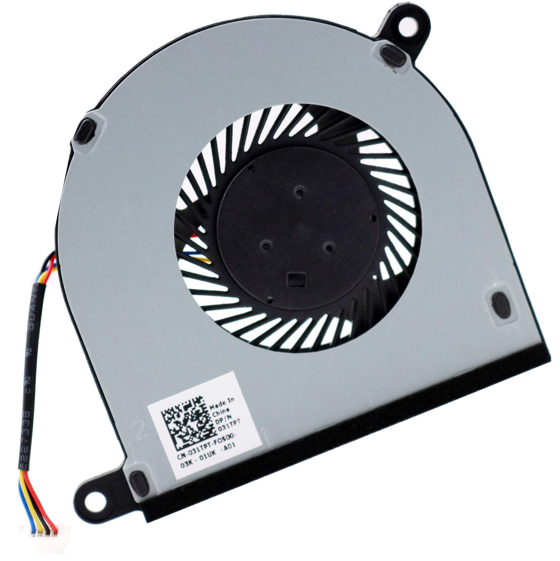 Deal4GO Deal4GO CPU Cooling Fan Replacement for Dell Inspiron 13 15 Models 5368 5378 5379 7368 7378 7379 5568 7569 7579 031TPT 31TPT - View 2 of 5